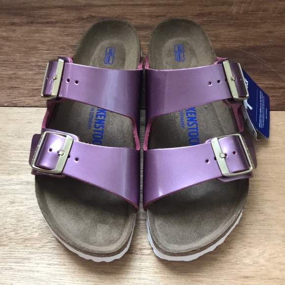 Birkenstock Shoes - New! Birkenstock Pink/Purple Arizona Sandals 8